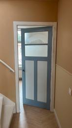 2 paneeldeuren jaren 30, Doe-het-zelf en Verbouw, Kozijnen en Schuifpuien, Gebruikt, Deurkozijn, 150 tot 225 cm, Hout