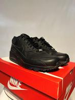 NIEUW! Maat 42.5 - Nike Air Max 90 Leather Black, Verzenden, Zwart, Nike, Nieuw