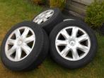 Aluminium velgen met zomerbanden 205/60 R16, 205 mm, Banden en Velgen, 16 inch, Gebruikt