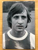 Johan Cruijff Metalen Wandbord 30x20 cm, Ophalen of Verzenden, Nieuw, Ajax, Poster, Plaatje of Sticker