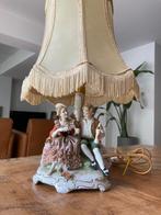 Originele Dresden porselein lamp, Antiek en Kunst, Ophalen