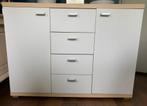 Dressoir / kast met deurtjes en 4 laden, Huis en Inrichting, Kasten | Dressoirs, Ophalen, 100 tot 150 cm, Modern / tijdloos, Zo goed als nieuw