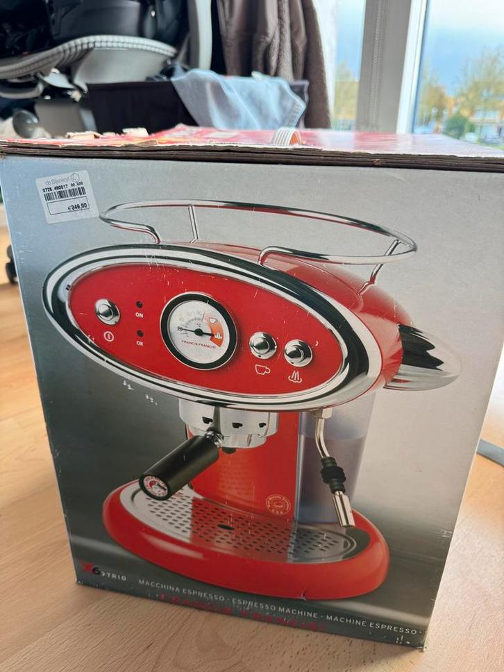 Francis Francis X6 Trio Koffiemachine, Witgoed en Apparatuur, Koffiezetapparaten, Gebruikt, Gemalen koffie, Espresso apparaat