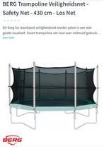 Berg trampoline safety net 430 + Berg afdekhoes, Gebruikt, Ophalen