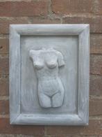Torso vrouw wanddecoratie betonnen beeld tuinbeeld beton, Tuin en Terras, Tuinbeelden, Ophalen of Verzenden, Nieuw
