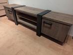 Eiken TV dressoir Costa 189 cm, Ophalen of Verzenden, Nieuw, 25 tot 50 cm, Minder dan 100 cm