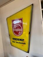 Groot PHILLIPS emaille reclamebord, Antiek en Kunst, Antiek | Emaille, Ophalen