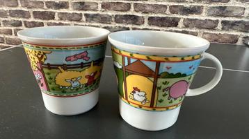 2 mokken Winterling porcelein beschikbaar voor biedingen