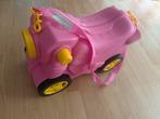 Roze Molto Zitkoffer / Loopauto. Zgan kinderkoffer, Ophalen of Verzenden, Zo goed als nieuw