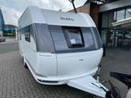 Hobby De Luxe 460 sff 2025 BLACKLINE ACTIE!!!, Caravans en Kamperen, Schokbreker, Bedrijf, Treinzit, 4 tot 5 meter