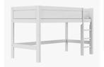 Lifetime bed 6101 wit, Ophalen, Zo goed als nieuw, Eenpersoons, Hoogslaper