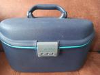 Beautycase Samsonite, Blauw, Met spiegeltje(s), Ophalen of Verzenden, Zo goed als nieuw