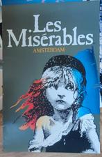 Oorspronkelijke Poster affiche musical les Miserables, Gebruikt, Ophalen of Verzenden, Poster, Artwork of Schilderij