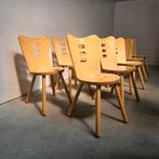Vintage Ikea stoelen, partij 11 stuks, Huis en Inrichting, Stoelen, Ophalen, Gebruikt, Bruin, Vijf, Zes of meer stoelen
