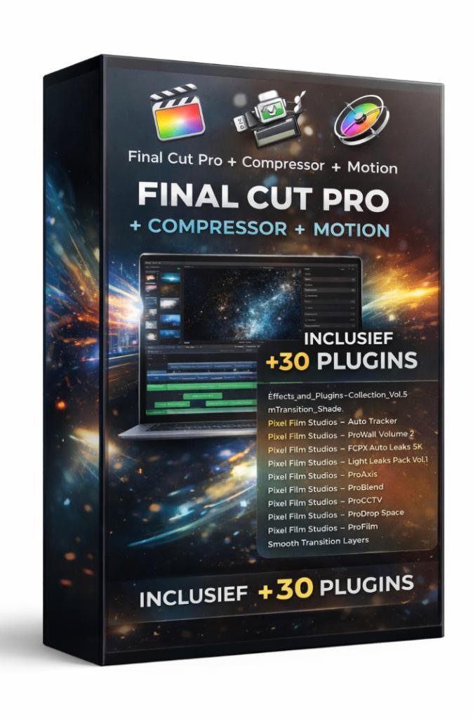 Final cut pro Plugins pakket bundel, Computers en Software, Ontwerp- en Bewerkingssoftware, MacOS, Ophalen