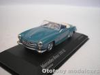 Mercedes Benz 190 SL 1955 - 62 Blauw 1/43 Minichamps, Ophalen of Verzenden, Nieuw, Auto, MiniChamps