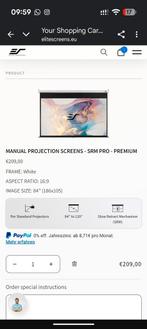 MANUAL PROJECTION SCREENS - SRM PRO - PREMIUM, Ophalen, Nieuw