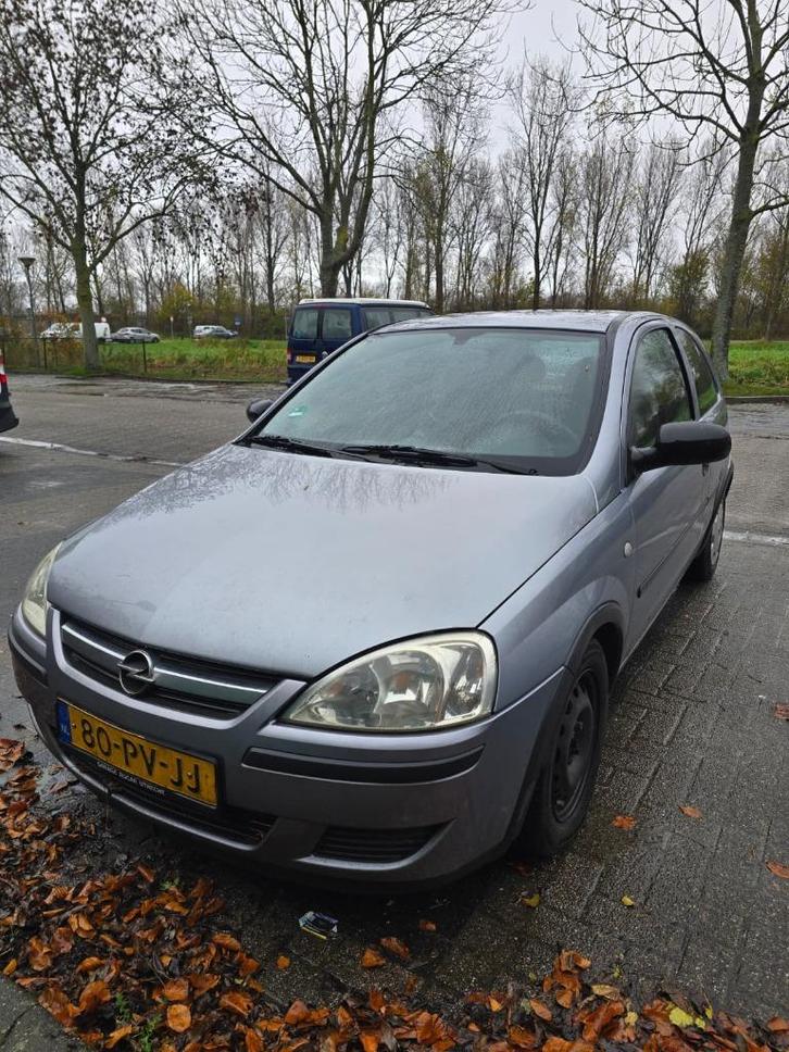 Opel Corsa 1.0 3D 2004 Grijs, Auto's, Opel, Particulier, Corsa, Airbags, Airconditioning, Android Auto, Bluetooth, Cruise Control
