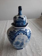 Delftsblauwe pot met deksel, Ophalen