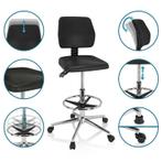 Werkstoel/Werkkruk TOP WORK 11. Nieuw!, Ophalen of Verzenden, Ergonomisch, Nieuw, Zwart