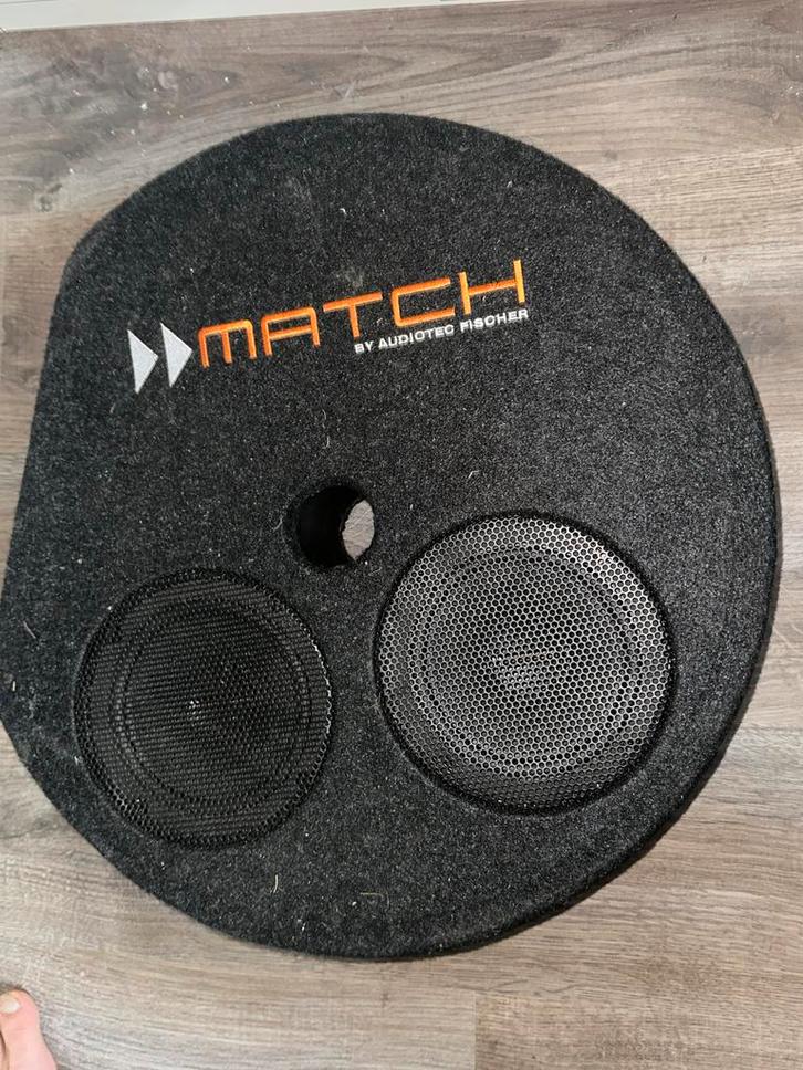 Match PP 7S-D Subwoofer - Perfecte Bass Upgrade!, Auto diversen, Autospeakers, Zo goed als nieuw, Ophalen of Verzenden