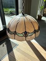 Tiffany hanglamp glas in lood, Minder dan 50 cm, Glas, Art deco, Gebruikt