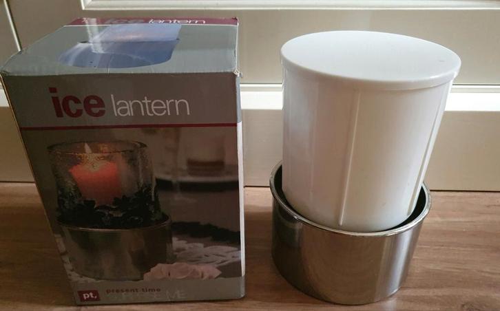 Ice Lantern Kandelaar Zelf Maken- Nieuw in doos! KADOTIP🎁, Huis en Inrichting, Woonaccessoires | Kandelaars en Kaarsen, Nieuw