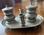 Tinnen inktset merk ‘les Etins de Paris’, Antiek en Kunst, Antiek | Tin, Ophalen of Verzenden