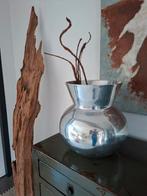 Zilveren Deco vaas kerstdecoratie kerst of zijden takken, Overige materialen, Overige kleuren, Ophalen of Verzenden, Zo goed als nieuw