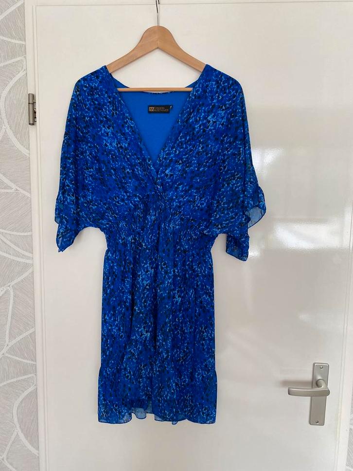 Jurk blauw/zwart, Fashion Musthaves, maat L/XL, Kleding | Dames, Jurken, Zo goed als nieuw, Maat 42/44 (L), Blauw, Boven de knie