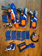 NERF veel pistolen, kogels en bril, Kinderen en Baby's, Speelgoed | Buiten | Actiespeelgoed, Gebruikt, Ophalen