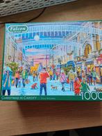 Falcon de Luxe Puzzel - Christmas in Cardiff - 1000 stukjes, Ophalen of Verzenden, 500 t/m 1500 stukjes, Zo goed als nieuw, Legpuzzel