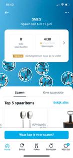 Albert Heijn SMEG spaarkaart 8 stuks, Albert Heijn, Ophalen of Verzenden