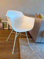 Kuipstoel kunststof, Huis en Inrichting, Stoelen, Ophalen, Kunststof, Wit, Zo goed als nieuw