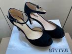 Bitter Peeptoe Hakken - Maat 37, Kleding | Dames, Schoenen, Pumps, Zwart, Ophalen of Verzenden, Zo goed als nieuw