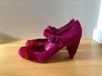 Suède schoenen, pumps, roze, oranje en rood, Invito, maat 39, Invito, Ophalen of Verzenden, Roze, Zo goed als nieuw