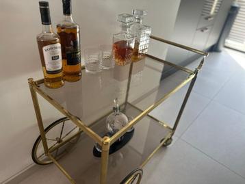 Vintage Barcart - Trolley - Liquor Cabinet - Drank kar beschikbaar voor biedingen