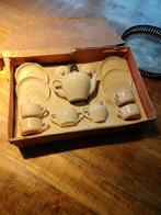 Oud Vintage Kinder Theeservies met doos en dienblad, Antiek en Kunst, Ophalen of Verzenden