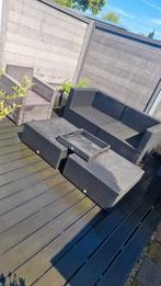 Tuinset (incl. Kussens), Tuin en Terras, Tuinsets en Loungesets, Ophalen, Kunststof, Gebruikt, 3 zitplaatsen