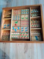 Vintage houten spel om te leren tellen, Ophalen of Verzenden