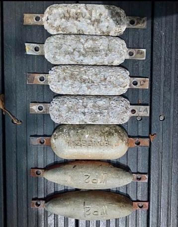 7x Anode anodes onderwaterschip boot beschikbaar voor biedingen