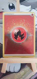 Fire energy holo crown zenith, Hobby en Vrije tijd, Verzamelkaartspellen | Pokémon, Nieuw, Foil, Losse kaart, Verzenden