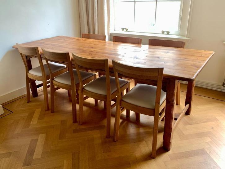 Stamtafel-Stammtisch, Huis en Inrichting, Tafels | Eettafels, Zo goed als nieuw, 50 tot 100 cm, 200 cm of meer, Vijf personen of meer