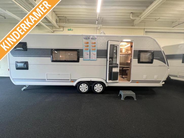 Hobby 650 KFu Prestige 2023 ACTIEPRIJS, Caravans en Kamperen, Caravans, Bedrijf, tot en met 6, 1500 - 2000 kg, Standaardzit, Hobby