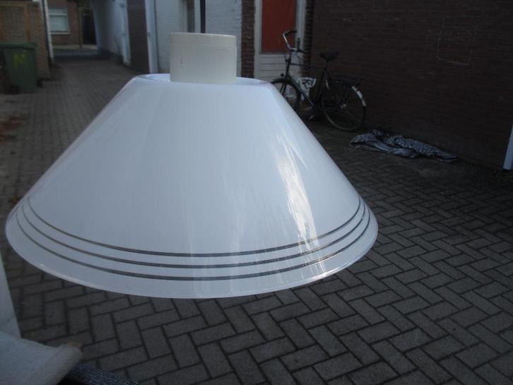 Guzzini design A. Pozzi hanglamp jaren 80, Huis en Inrichting, Lampen | Hanglampen, Gebruikt, Minder dan 50 cm, Kunststof, Ophalen of Verzenden