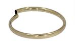 Goud vergulde zilveren slavenarmband dames bangle vintage, Voordeelsieraden, Verzenden, Zo goed als nieuw, Met edelsteen
