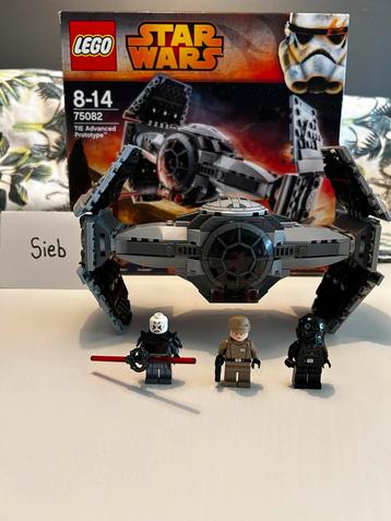 Lego Star Wars 75082 TIE Advanced Prototype beschikbaar voor biedingen