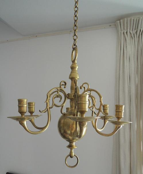 Kaarzen Kroon, Huis en Inrichting, Woonaccessoires | Kandelaars en Kaarsen, Gebruikt, Kandelaar, Minder dan 25 cm, Brons of Koper
