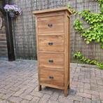 Nieuw! Teakhouten ladenkast. Pimpskuorke Ureterp, Huis en Inrichting, Ophalen, Teakhout, Nieuw, Minder dan 100 cm