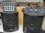 Complete geluidsinstallatie met mixer en versterker, Gebruikt, 120 watt of meer, Front, Rear of Stereo speakers, Ophalen